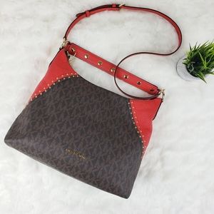 Michael Kors Aria Monogram Crossbody